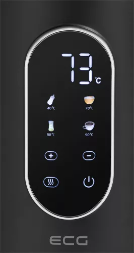 ECG RK 1799 Smart Black Elektromos vízforraló, 1700W