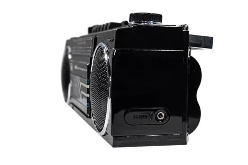 Trevi RR501 Hordozható kazettás rádió és MP3/USB lejátszó, Bluetooth funkcióval - fekete