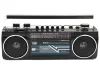Trevi RR501 Hordozható kazettás rádió és MP3/USB lejátszó, Bluetooth funkcióval - fekete