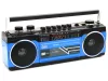 Trevi RR501 Hordozható kazettás rádió és MP3/USB lejátszó, Bluetooth funkcióval - kék