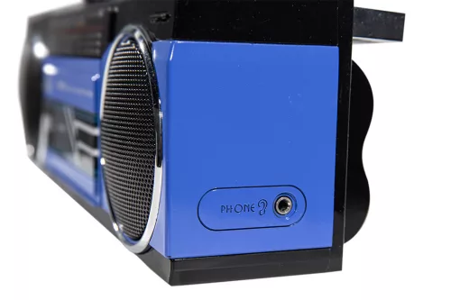 Trevi RR501 Hordozható kazettás rádió és MP3/USB lejátszó, Bluetooth funkcióval - kék