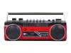 Trevi RR501 Hordozható kazettás rádió és MP3/USB lejátszó, Bluetooth funkcióval - piros