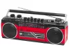Trevi RR501 Hordozható kazettás rádió és MP3/USB lejátszó, Bluetooth funkcióval - piros