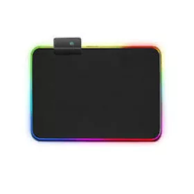   Forev RS-02 szövet borítású gamer egérpad rgb led világítással (250x350mm)