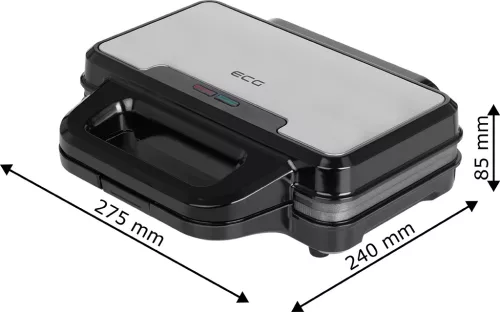 ECG S 2120 Grande Szendvicssütő, 900W