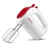 Girmi SB02 elektromos kézi mixer, 170 W teljesítmény, 5 sebességfokozat, TURBO funkció, rozsdamentes acél tartozékok, fehér/piros (SB0201)