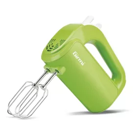   Girmi SB02 elektromos kézi mixer, 170 W teljesítmény, 5 sebességfokozat, TURBO funkció, rozsdamentes acél tartozékok, zöld (SB0203)