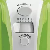 Girmi SB02 elektromos kézi mixer, 170 W teljesítmény, 5 sebességfokozat, TURBO funkció, rozsdamentes acél tartozékok, zöld (SB0203)