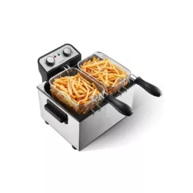 Schneider SCDF2152X Olajsütő, dupla kosaras
