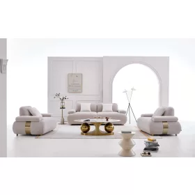   Delusso Incanto 3 részes kanapé szett - Beige, SEA-S-3-INCANTO20242