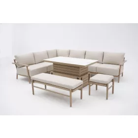  Delusso Ombra 4 részes kültéri szett - Beige, SEA-S-4-OMBRA-20242