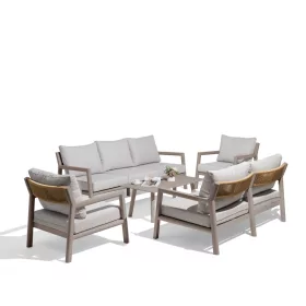   Delusso Derman 5 részes kültéri kanapé szett - Beige, SEA-S-5-DERMAN-20242