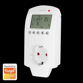   Logilink Wi-Fi intelligens termosztát aljzat, 1 utas (CEE 7/3), Tuya kompatibilis (SH0106)