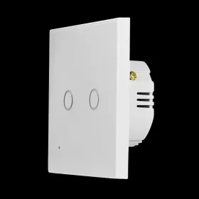   Logilink Wi-Fi intelligens kettős fali kapcsoló, Tuya kompatibilis (SH0112)