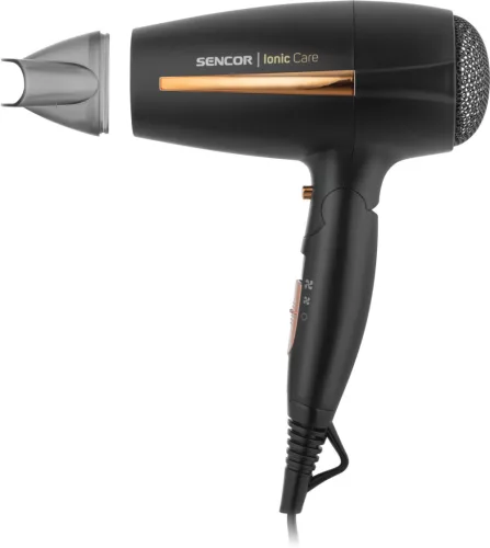 Sencor SHD 7100BK fekete-arany hajszárító, 2000W
