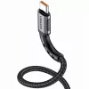 USAMS SJ289USB01 120cm-es usb-c textil borítású kábel flexibilis fejjel, 1323985