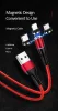 USAMS SJ292USB01Mágneses Lightning töltőkábel, fekete,  1299126