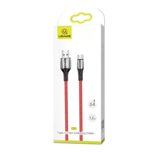 USAMS SJ319USB02 Gyors USB-C adat és töltőkábel, 1324423