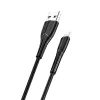 USAMS SJ364USB01 100cm-es lightning töltő kábel flexibilis fejjel 1380758