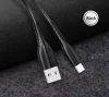 USAMS SJ364USB01 100cm-es lightning töltő kábel flexibilis fejjel 1380758