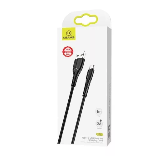 USAMS SJ365USB01 micro usb töltőkábel flexibilis fejjel 2A, 100 cm 1399493