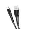 USAMS SJ365USB01 micro usb töltőkábel flexibilis fejjel 2A, 100 cm 1399493