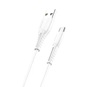  USAMS SJ365USB02 100cm -es usb-micro usb töltőkábel flexibilis fejjel , 1375894