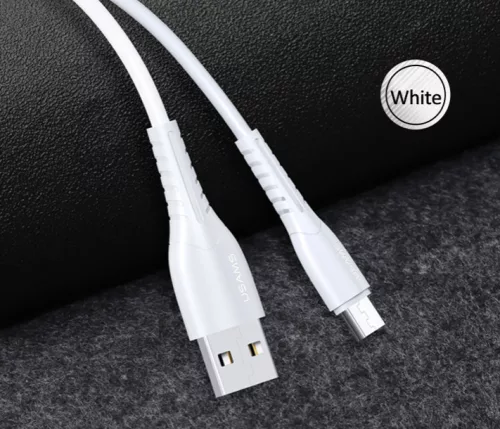USAMS SJ365USB02 100cm -es usb-micro usb töltőkábel flexibilis fejjel , 1375894