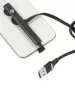 USAMS SJ379USB01 120cm-es Lightning töltőkábel gamer csatlakozóval, 1324408