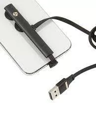 USAMS SJ379USB01 120cm-es Lightning töltőkábel gamer csatlakozóval, 1324408