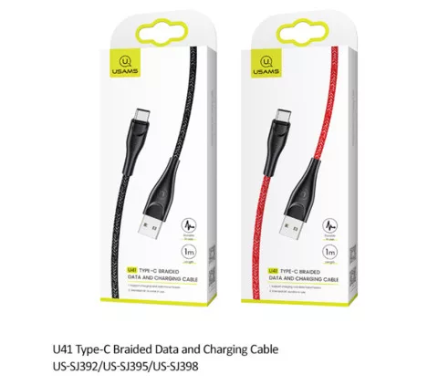 USAMS SJ392USB01 USB-C Töltő és adat kábel 1399494