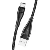 USAMS SJ398USB01 3M USB-C Adat és töltő kábel, 1323997