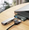 Usams SJ463HUB01 3 portos Type-c mini HUB (usb3.0,usb2.0, SD kártya)