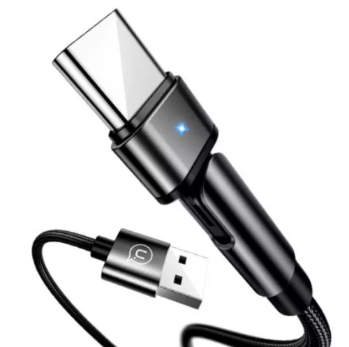 Usams SJ477USB01  Type-C töltőkábel, 180 fokban forgatható fejjel 1m 1349799