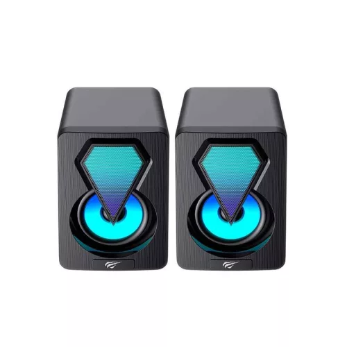 Havit SK210mini PRO Számítógépes hangszórók 2.0 RGB (fekete)