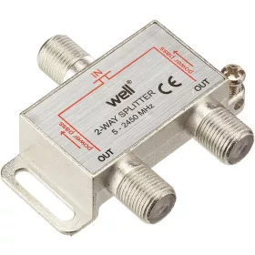   Well SPLT-FC/2-ST-WL Antenna F-elosztó 1 be 2 kimenet  5 - 2500 MHz