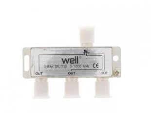 Well SPLT-FC/3-ST-WL Antenna F-elosztó 1 be 3 kimenet 5 - 2450 MHz