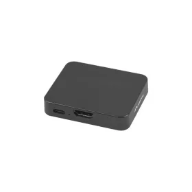   LANBERG VIDEÓELOSZTÓ HDMI->2X HDMI 4K + USB-C PORT FEKETE