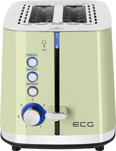 ECG ST 2766 Vintage Olive Kenyérpirító, zöld