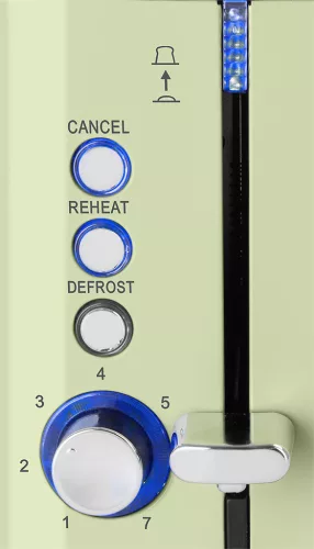 ECG ST 2766 Vintage Olive Kenyérpirító, zöld