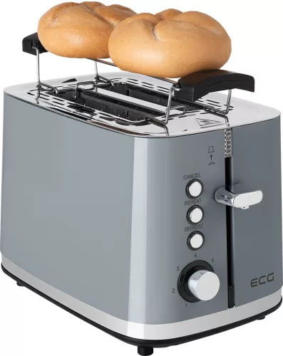 ECG ST 2766 Vintage Scuro Kenyérpirító, szürke