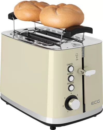 ECG ST 2766 Vintage Vanilla Kenyérpirító, vanília