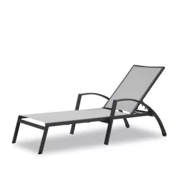   Delusso Alumínium Sabbia napágy 75 x 31/94 x 210 cm, szürke, SUNB-C-SABBIA-20253