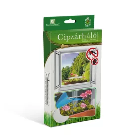   Garden of Eden Öntapadós szúnyogháló cipzáros nyílással - 130 x 150 cm - fehér, T11611WH