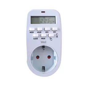   Well TIMER-DIG-01-WL Digitális kapcsolóóra - visszajelző LED-del - 250V - 16A