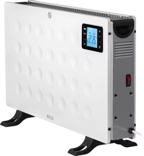 ECG TK-2080 DR White Szabadon álló meleg levegős konvektor