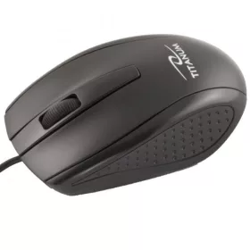 TITANUM 3D VEZETÉKES OPTIKAI EGÉR USB FEKETE MARLIN TM110K