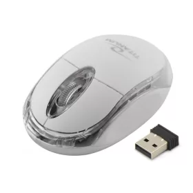  TITANUM VEZETÉK NÉLKÜLI 2.4GHZ OPTIKAI EGÉR 3D USB CONDOR FEHÉR TM120W