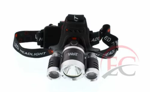Well TORCH-TREK-WL LED-es fejlámpa 1 T6 + 2 XPE