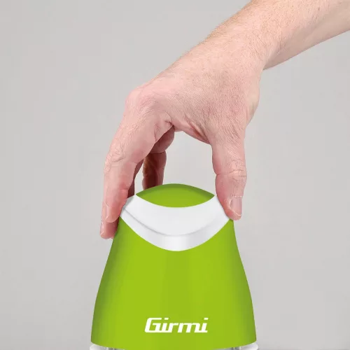 Girmi TR01 Professzionális aprító zöld színben, 350W teljesítmény, 500 ml rozsdamentes acél pengékkel, kompakt konyhai élmény